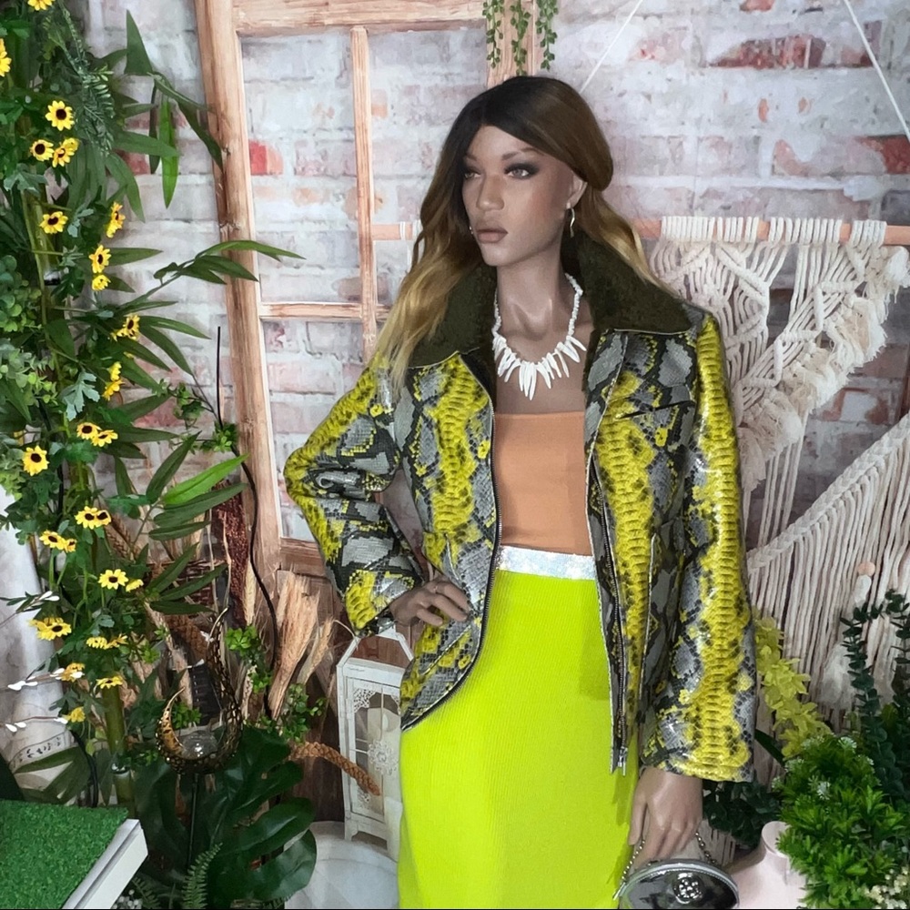 Snake Print Jacket - image 7